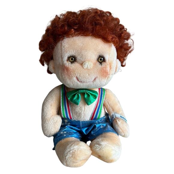 Vintage Kenner 80s Hugga Bunch Hugsy Boy Doll Red Hair Original clothes - Picture 1 of 11